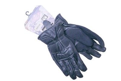 Powertrip BG002-11 Black VooDoo Riding Gloves Ladies Large NOS