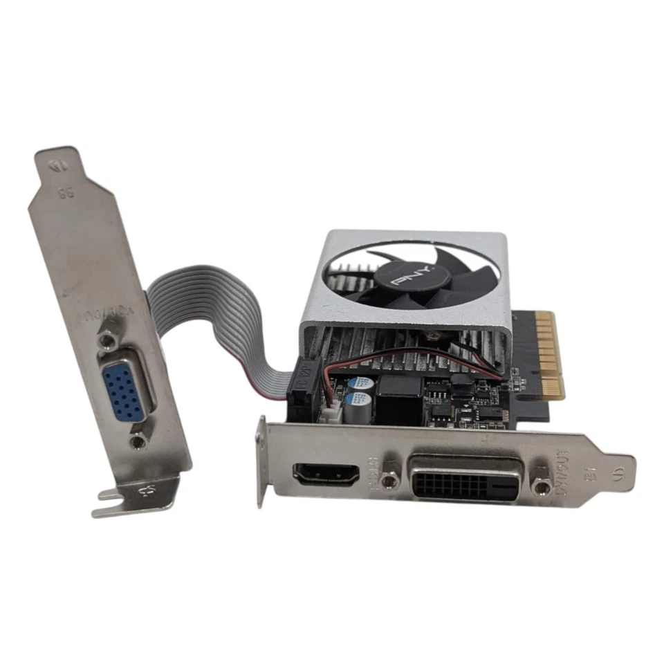 PNY NVIDIA GeForce GT710 1GB DDR3 Graphics Card VCGGT710XPB-BB - Image 3 of 4