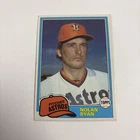 Topps 1981 Nolan Ryan #240 Houston Astros Baseball Card MLB Vintage