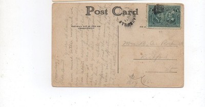 Canada 97 on postcard Cowansville Quebec to Richford VT