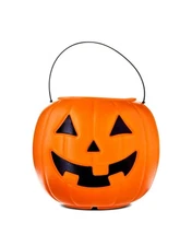 ⚡️Halloween Stackable Pumpkin Treat Pail 8", Trick or Treat Pumpkin Bucket🎃