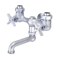 Central Brass 0471-RC Chrome Wall Mounted Two Handle Laundry Faucet