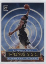 2019 Panini Donruss Optic T-Minus 3 2 1 Holo Prizm Giannis Antetokounmpo #8 10qe