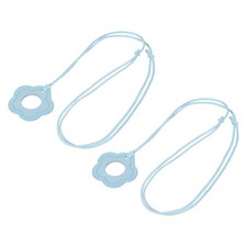 2 Pcs Glasses Holder, Eyeglasses Chain Holder for Men and Women, Blue Flower