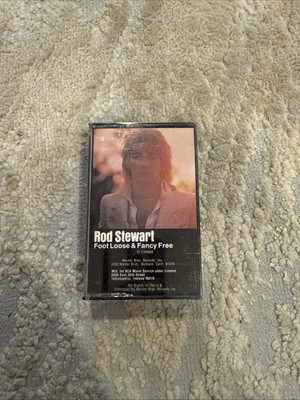 SEALED ROD STEWART FOOT LOOSE AND FANCY FREE Cassette Tape OG 1977 Classic Rock