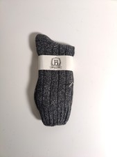 b studio -women's socks - Black- Cashmere Blend - Made in USA **K2**