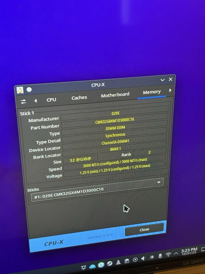 CORSAIR VENGEANCE LPX 32GB (1 x 32GB) DDR4 DRAM 3000MT/s CMK32GX4M1D3000C16  - Image 3 of 3
