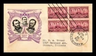 DR JIM STAMPS US COVER ARMY HEROES FDC SCOTT 787 BLOCK OF 4 LINPRINT CACHET