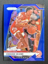 Dominique Wilkins 2024-25 Panini Prizm Legends Blue Base /199 #282