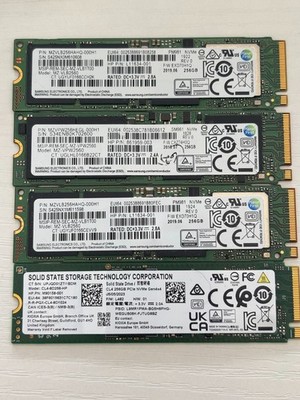 Samsung & WD  256GB Internal SSD MZ-VLB2560 M.2 NVMe