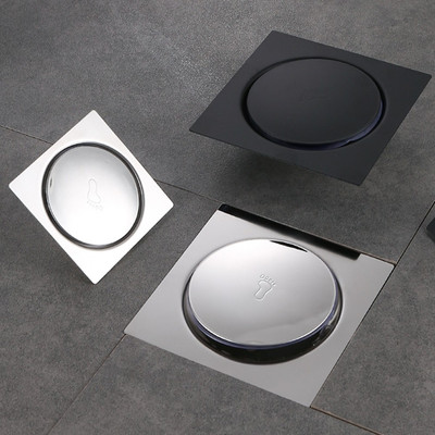 Edelstahl Drainagelösung 10CM Push Type Design für schnelle Reinigung