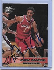 Basketball Card IP auto NBA JARED JEFFRIES 2000 Press Pass Indiana Hoosiers RC