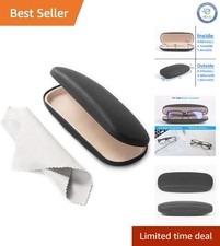 Stylish Unisex Hard Shell Eyeglasses Case with Soft Lining - Perfect for Travel