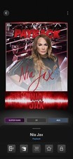 NIA JAX 2020 WWE TOPPS SLAM PAYBACK SUPER RARE DIGITAL CARD!!!!!!!