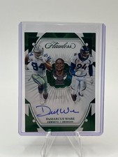 2024 Panini Flawless - Demarcus Ware - Career Progressions - Green Auto #d 3/5
