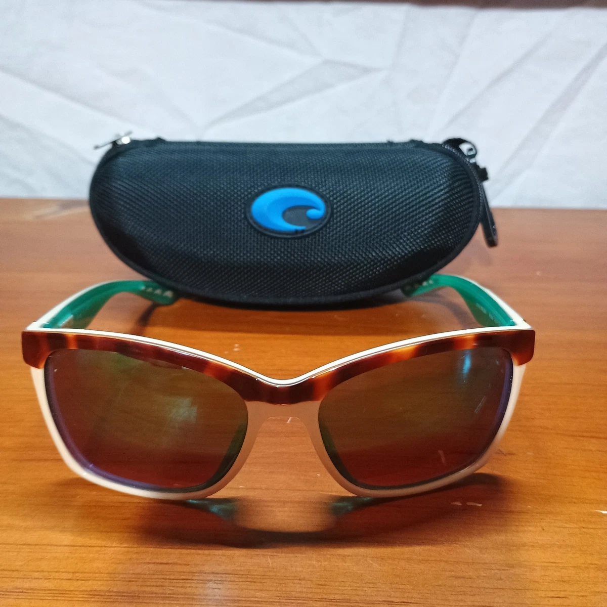 Costa Women\'s Tortoiseshell Red-Brown Oval Sunglasses Tortoise Sunglasses Costa Del Mar for Women for sale | eBay main image 2