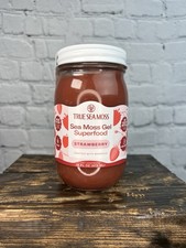TrueSeaMoss Sea Moss Gel SuperFood- Supports Digestive Health- Strawberry 16oz