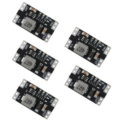 Pack of 5 Efficient Voltages Power Modules 5V/9V/12V Output for Electronics