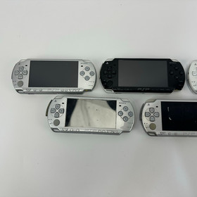 Lot of 5 Broken Sony PSP 3000 Handheld Consoles Only As-Is for Parts/Repair