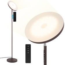 Floor Lamp, 36W/3600LM Super Bright Floor Lamp with Remote Control, Stepless ...