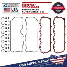 For Ford 03-10 6.0 6.0L Powerstroke Diesel Valve Cover Gasket Set F250 F350 F450