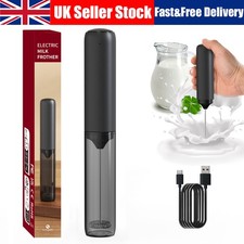 Electric Milk frother USB Handheld Whisk Egg Beater Coffee Mixer Hot Chocolate