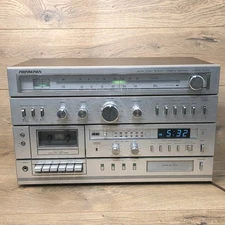 Vintage Soundesign 5959 AM-FM Stereo Receiver Cassette 8 Track Player