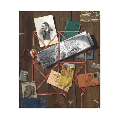 John F. Peto - Rack Picture for William Malcolm Bunn - Canvas Wall Art