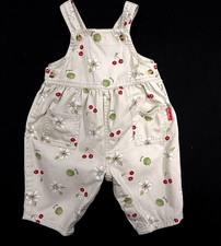 Rare Vtg 90's OshKosh Baby B'Gosh Apple Cherry Cherries Bib Overalls 3-6 Months