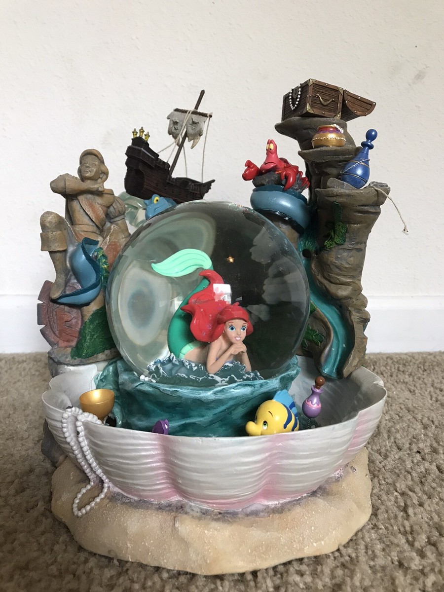 RARE Disney's The Little Mermaid Snow Globe | eBay