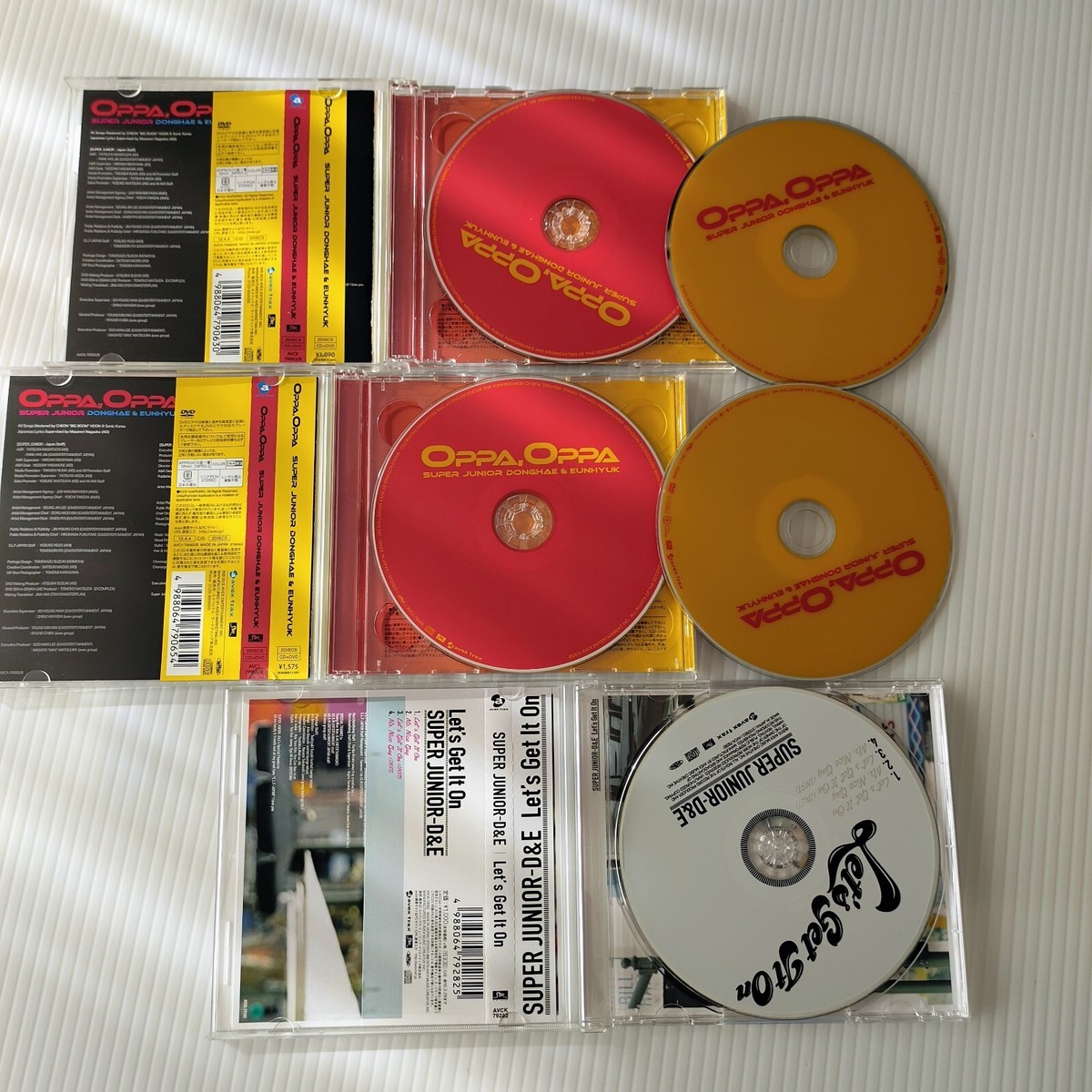 SET x15 Super Junior Japan Korea CD DVD Devil Magic Marry U