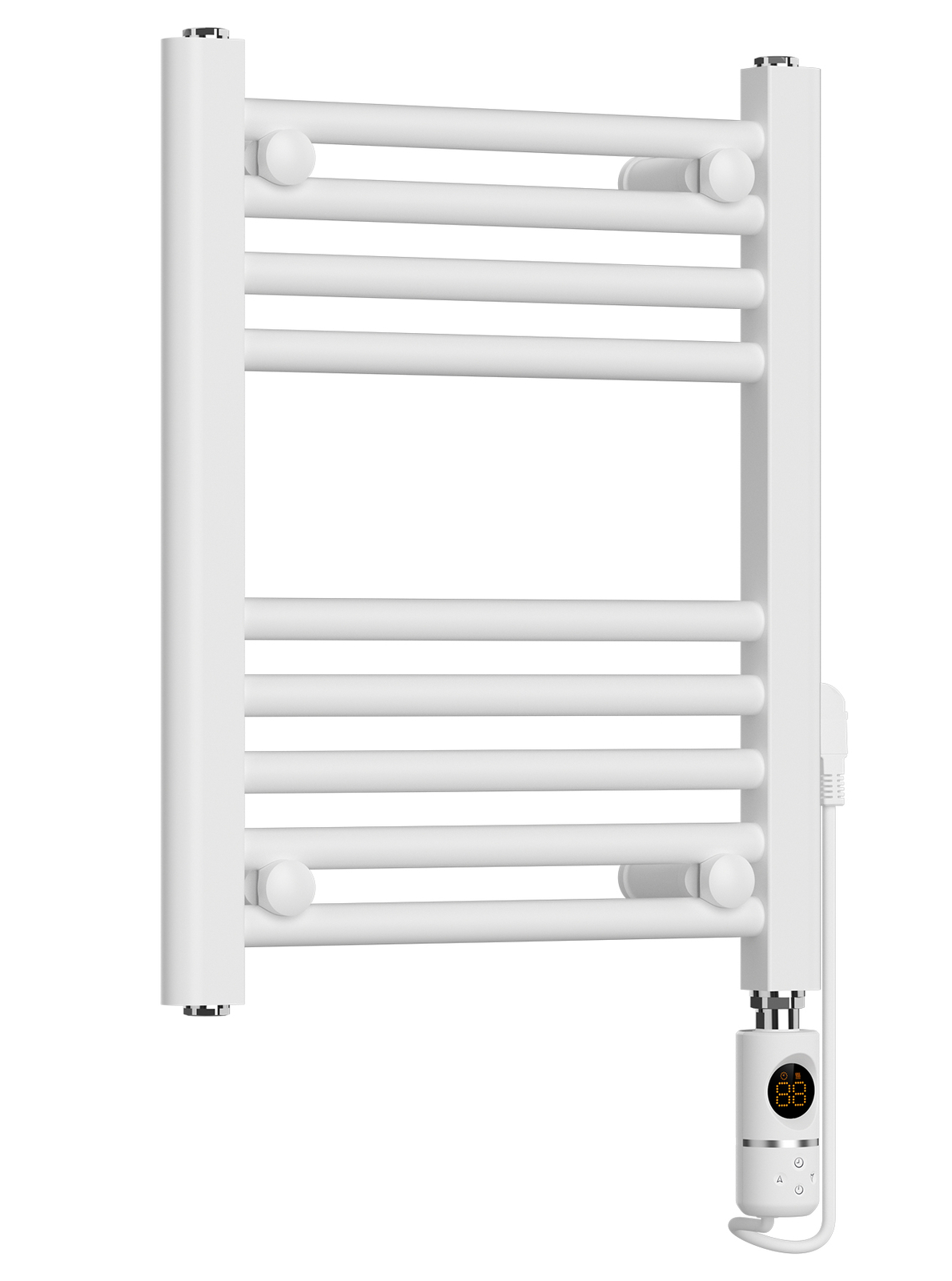 MalTec Elektrischer Badheizung Badheizkörper Leiterthermostat BH300W-WH Öl Weiss