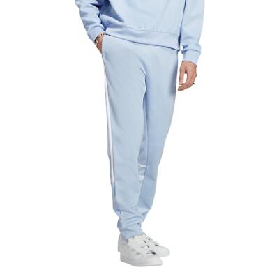 adidas ORIGINALS ADICOLOR CLASSIC CUTLINE TRACK PANTS JOGGERS SKY BLUE  RETRO NEW UK