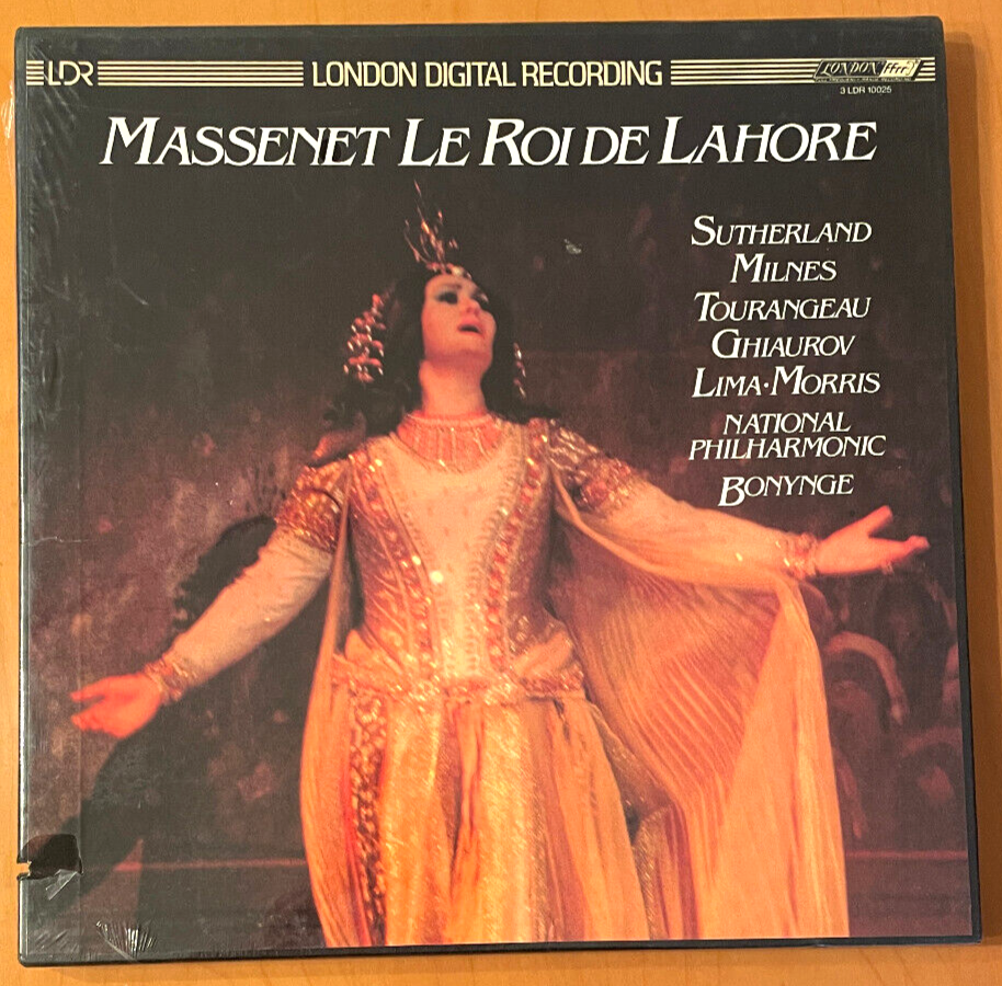 JOAN SUTHERLAND Massenet Le Roi de Lahore - LONDON DIGITAL BOX SET  SEALED