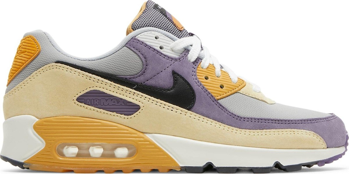 DC6083-500] Mens Nike Air Max 90 NRG 'Court Purple Lemon Drop' | eBay