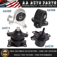 4X Engine Motor & Transmission Mount for 2001-2005 Honda Civic l4 1.7L Manual