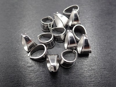 11x9x7mm Collierschlaufe Edelstahl Anhängerschlaufe Anhängeröse 1-100 Stk SB 461