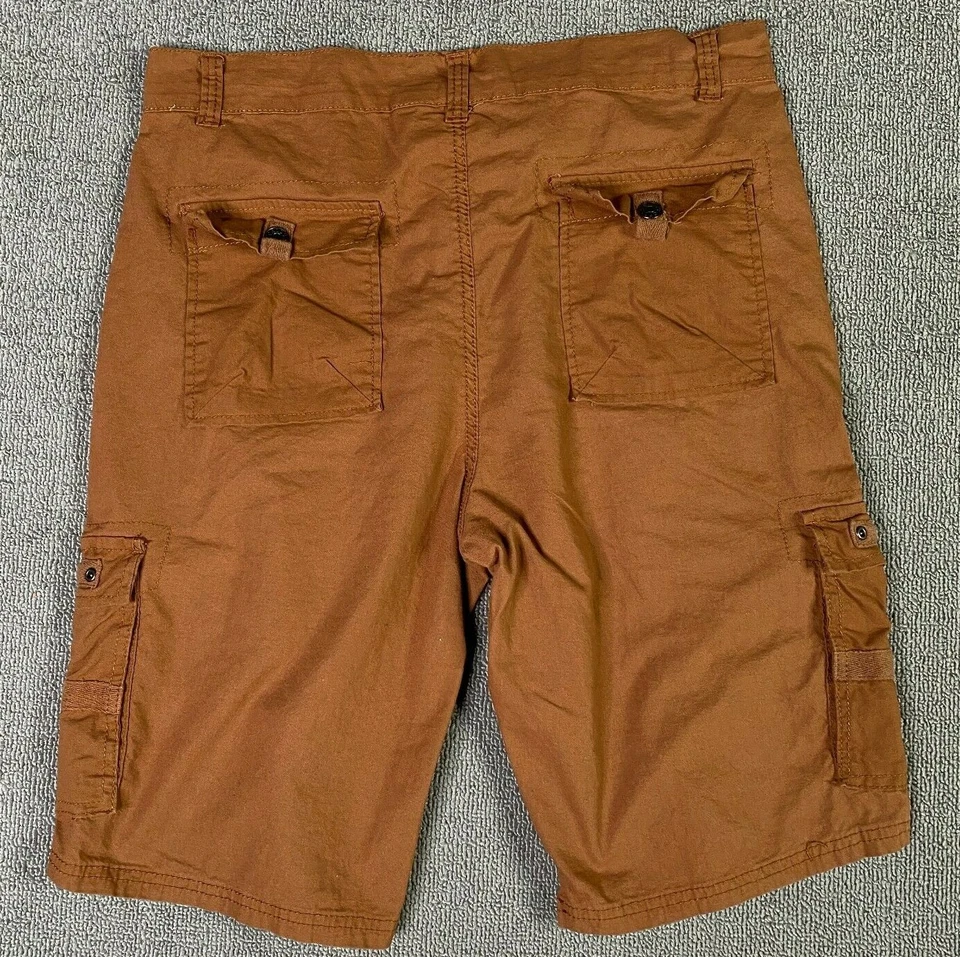 Pantalones Cortos Swiss Cross Cargo Para Hombre Talla 36 Gorpcore Marrón Óxido Exterior Foto 2 de 4