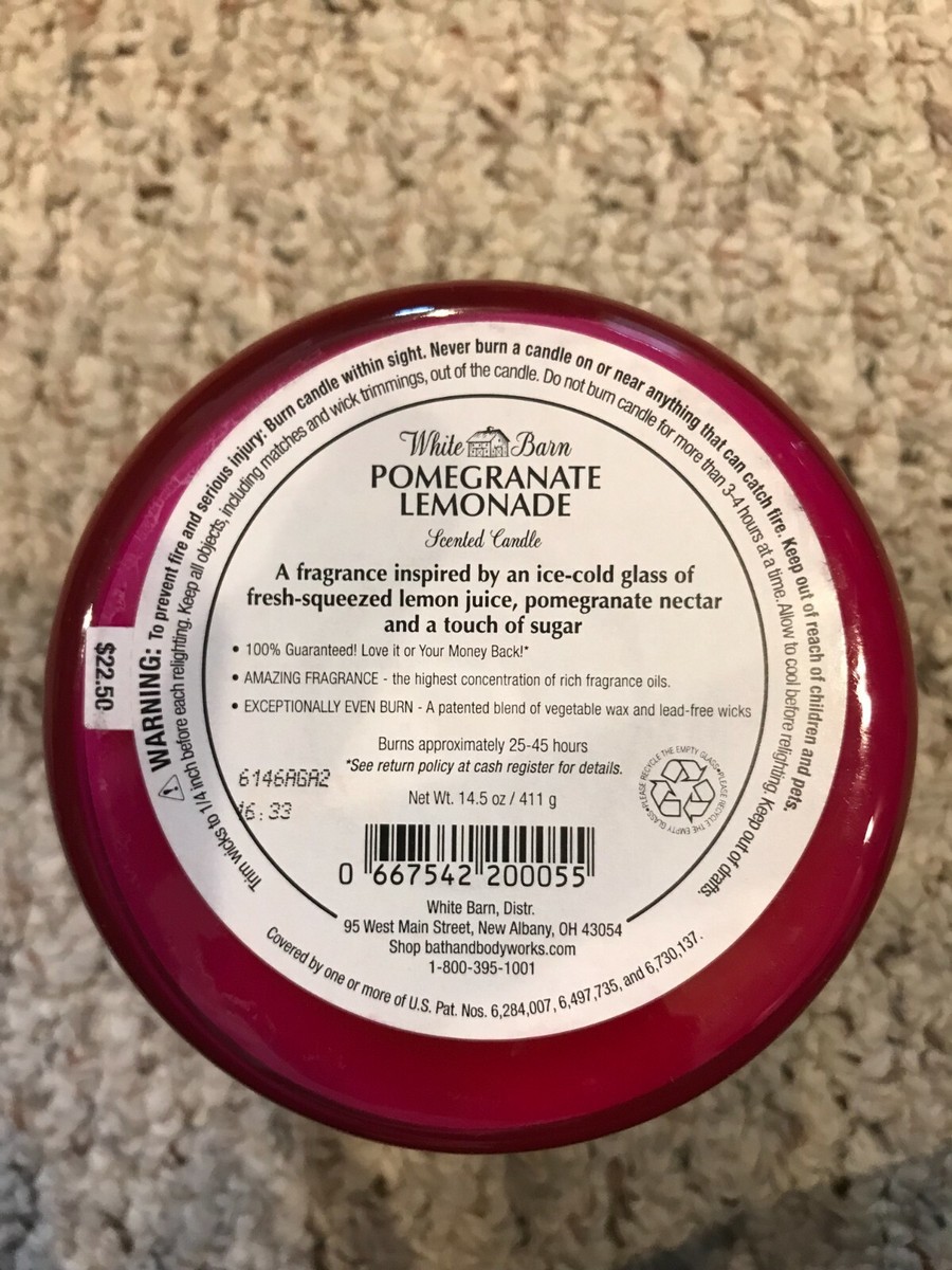 New limited edition three-wick Bath and Body Works Candles
