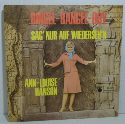 ANN-LOUISE HANSON - Bingel-Bangel-Boy = 7''Single Vinyl -VG+/+