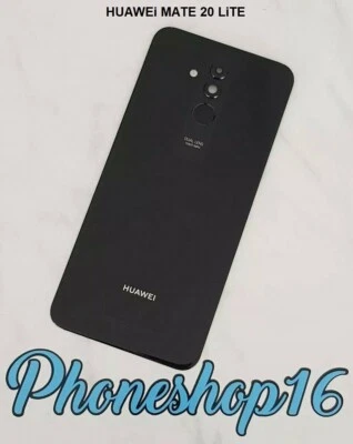 Original Huawei Mate 20 Lite Akkudeckel Deckel Touch ID Backcover Schwarz A