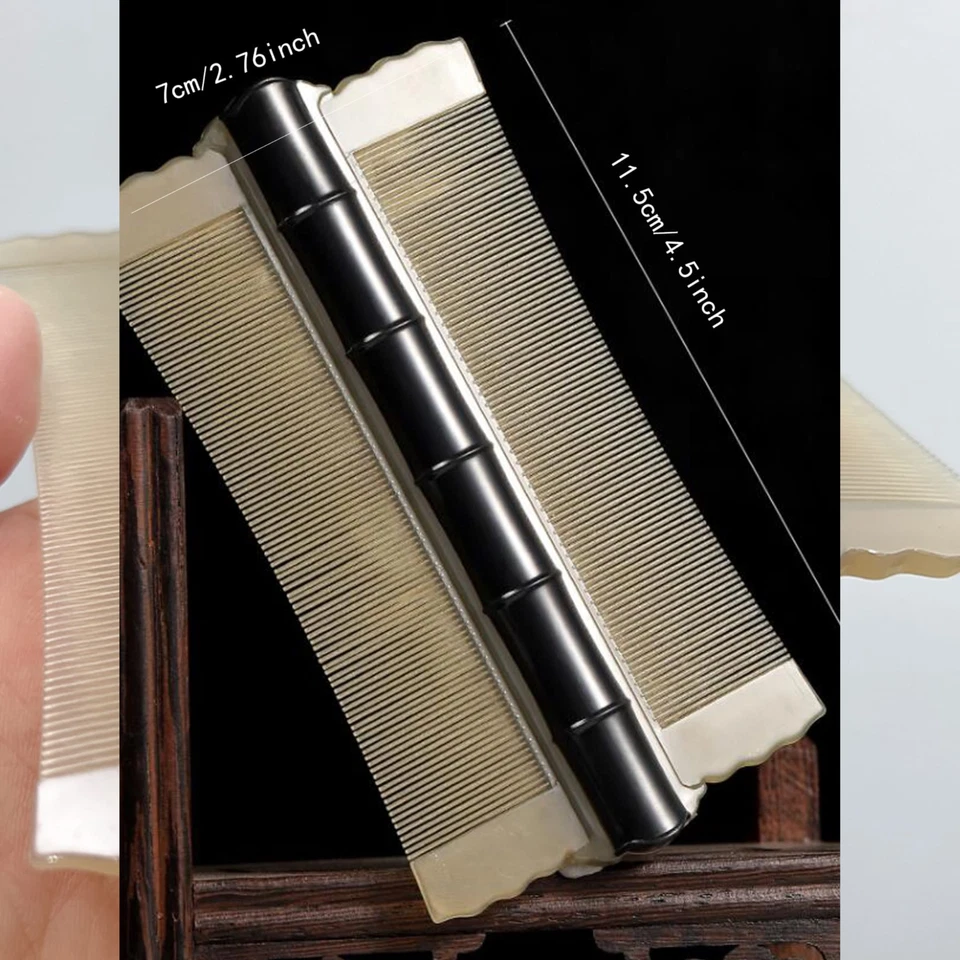 Black Lice & Flea Comb With Dense Teeth For Children & Adults Hair Removal Tool - Image 2 of 4