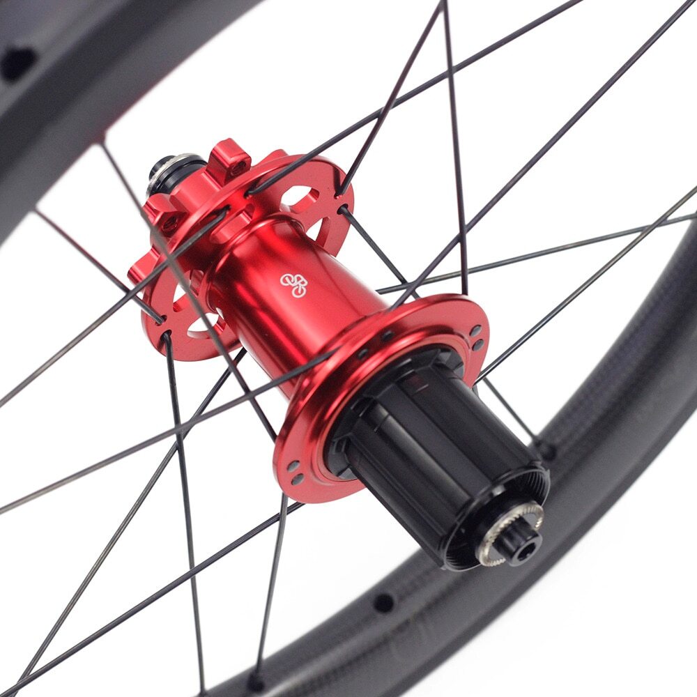 Set di Ruote per Bicicletta Urbana 16" in Carbonio foto 4