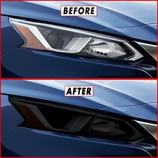 For 19-25 Nissan Altima Headlight Smoke Precut Vinyl Tint Overlays For 19-25 Nissan Altima Headlight Smoke Precut Vinyl Tint Overlays