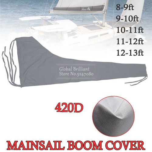 Sail Cover Grey Mainsail Boom Cover 89ft, 910ft ,1011ft, 1112ft