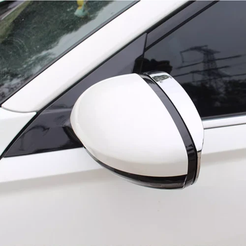 Par de marcos de espejo retrovisor cromados cejas de lluvia para Nissan Altima 2019-2024 - Imagen 8 de 9