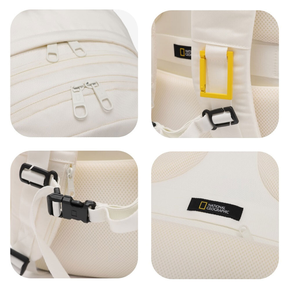 NATIONAL GEOGRAPHIC DEWBLE BACKPACK 26L N251ABG560 IVORY UNISEX