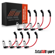 New High Performance Spark Plug Wires Set for Chevrolet Silverado GMC V8 Engine