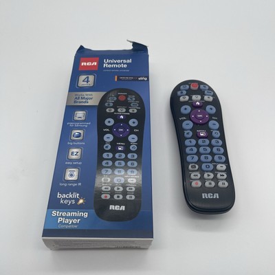 RCA Universal 4-Device Big Button Universal Remote with Streaming
