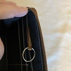 Tignanello Brown Leather Zip Around Wallet With Attached Key Ring — photo 8